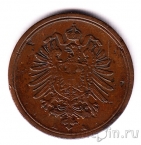 Германская Империя 1 пфенниг 1874 (A)