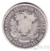 Венесуэла 5 боливаров 1886