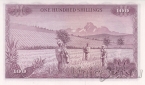 Кения 100 шиллингов 1972