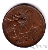 Италия 10 чентезимо 1925