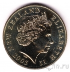 Новая Зеландия 1 доллар 2005 Регби