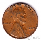 США 1 цент 1939