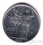 Италия 100 лир 1992
