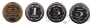 Таджикистан набор 4 монеты 2022