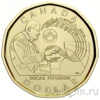 Канада 1 доллар 2022 Джазовый музыкант Оскар Петерсон
