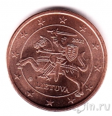 Литва 5 евроцентов 2021
