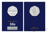 Великобритания 50 пенсов 2022 Игры Содружества в Бирмингеме (карта)