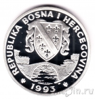 Босния и Герцеговина 750 динаров 1993 Олимпиада в Лиллехаммере: Бобслей
