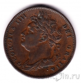 Великобритания 1 фартинг 1822
