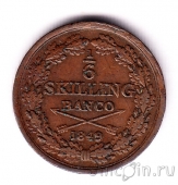 Швеция 1/6 скиллинга 1849