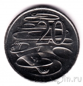 Австралия 20 центов 2021