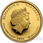 Австралия 25 доллара 2012 Год Дракона