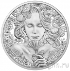 Австрия 10 евро 2022 Бархатцы (серебро)