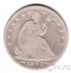 США 1/2 доллара 1853