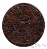 Пруссия 3 пфеннига 1864