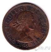 Новая Зеландия 1 пенни 1962