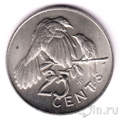 Брит. Виргинские острова 25 центов 1973