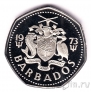 Барбадос 1 доллар 1973 Летучая рыба (proof)