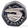 Барбадос 1 доллар 1973 Летучая рыба (proof)