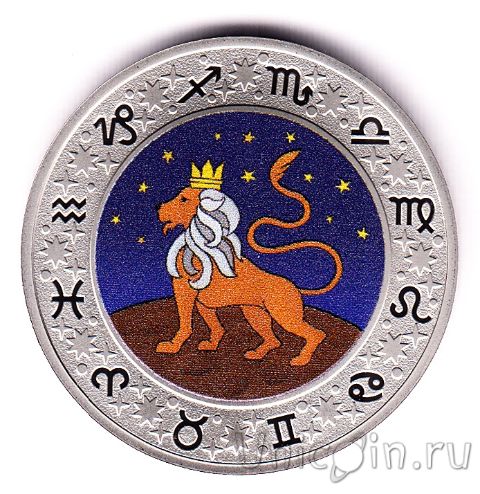 Жетон СПМД серии "Знаки зодиака"- Лев. Интернет-магазин монет UniCoin