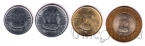 Индия набор 4 монеты 2016