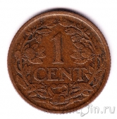 Нидерланды 1 цент 1917