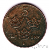 Швеция 5 оре 1934