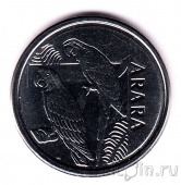 Бразилия 5 крузейро 1993 Попугаи