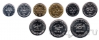 Хорватия набор 9 монет 2022