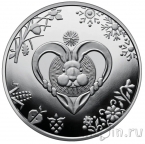 Украина 5 гривен 2023 Год Кролика