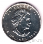 Канада 5 долларов 2006 Кленовый лист (Карточные масти: Бубны)
