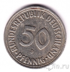 Германия 50 пфеннигов 1966 (D)