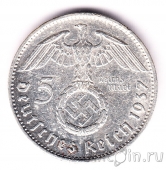 Германия 5 марок 1937 Гинденбург (E)