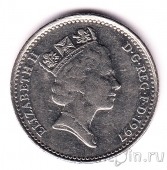 Великобритания 10 пенсов 1997