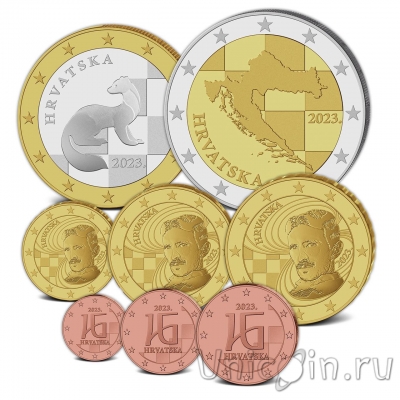 Хорватия набор евро 2023