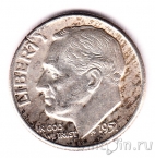 США 10 центов 1951