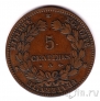 Франция 5 сантимов 1876 (A)