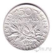 Франция 50 сантимов 1910