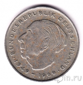 ФРГ 2 марки 1973 Теодор Хойс (D)