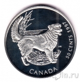 Канада 50 центов 1997 Собаки Канады - Новошотландский ретривер