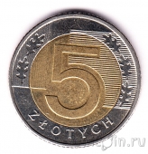 Польша 5 злотых 2010