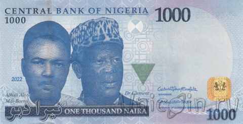Нигерия 1000 найра 2022