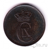 Дания 2 оре 1883