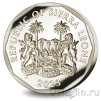 Сьерра-Леоне 1 доллар 2023 Носорог (вирениум)