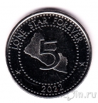 Либерия 5 долларов 2022