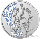 Австрия 10 евро 2023 Незабудка (серебро, proof)