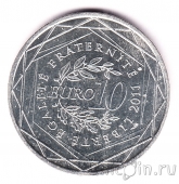 Франция 10 евро 2011 Нижняя Нормандия