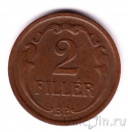 Венгрия 2 филлера 1940 (бронза)