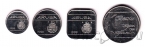 Аруба набор 4 монеты 1999