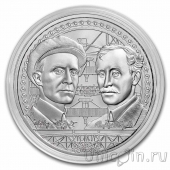 Ниуэ 2 доллара 2022 Изобретатели-авиаконструкторы братья Райт